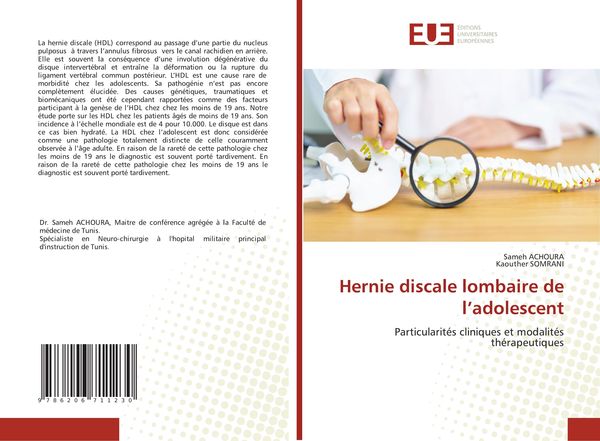 Produktbild: Hernie discale lombaire de l'adolescent