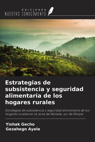 Produktbild: Estrategias de subsistencia y seguridad alimentaria de los hogares rurales