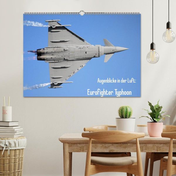 Produktbild: Augenblicke in der Luft: Eurofighter Typhoon (Wandkalender 2026 DIN A2 quer), CALVENDO Monatskalender