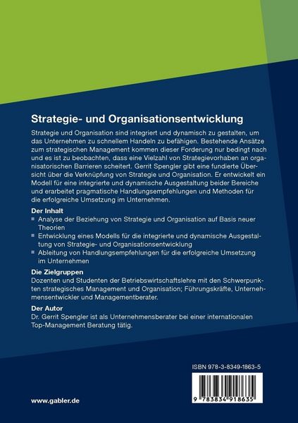 Produktbild: Strategie- und Organisationsentwicklung