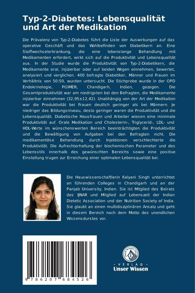 Produktbild: Typ-2-Diabetes: Lebensqualit&auml;t und Art der Medikation