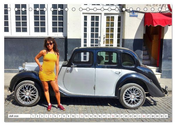 Produktbild: MG Classics - Britische Oldtimer in Kuba (Tischkalender 2026 DIN A5 quer), CALVENDO Monatskalender