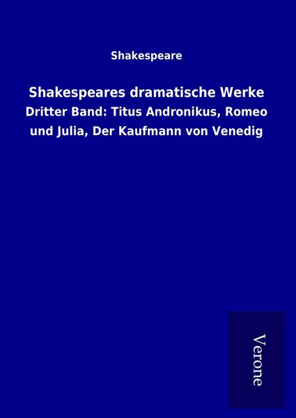 Produktbild: Shakespeares dramatische Werke