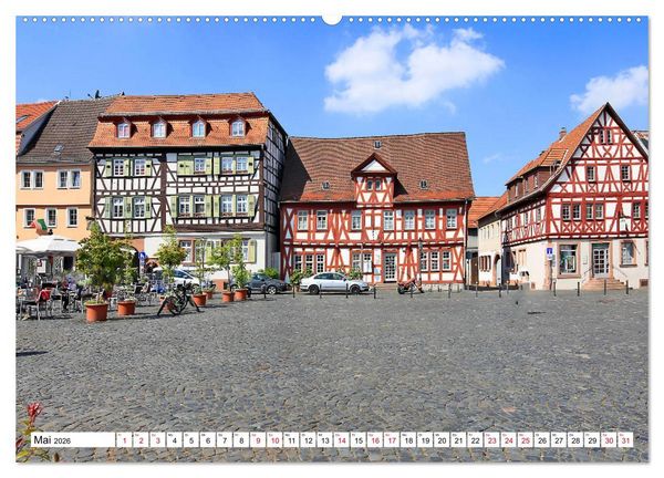 Produktbild: Gro&szlig; Umstadt vom Frankfurter Taxifahrer (Wandkalender 2026 DIN A2 quer), CALVENDO Monatskalender