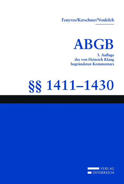 Produktbild: Gro&szlig;kommentar zum ABGB - Klang Kommentar