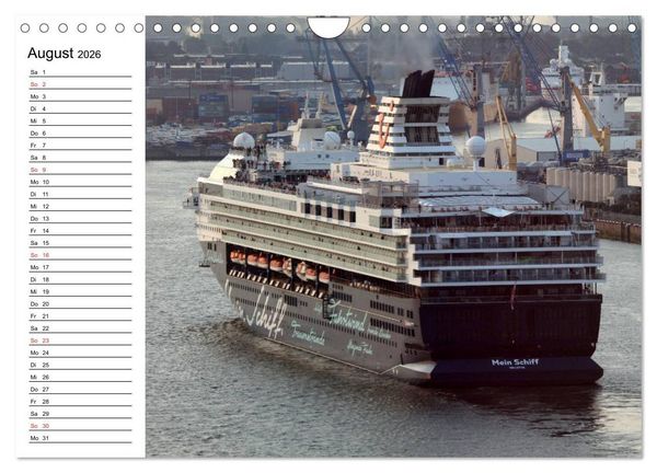 Produktbild: Dicke P&ouml;tte im Hafen und auf gro&szlig;er Fahrt (Wandkalender 2026 DIN A4 quer), CALVENDO Monatskalender