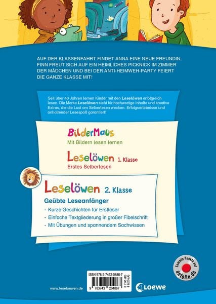 Produktbild: Lesel&ouml;wen 2. Klasse - Klassenfahrtgeschichten