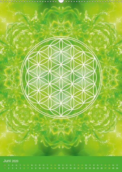 Produktbild: Blume des Lebens - Harmonie durch Symbolkraft (Wandkalender 2020 DIN A2 hoch)