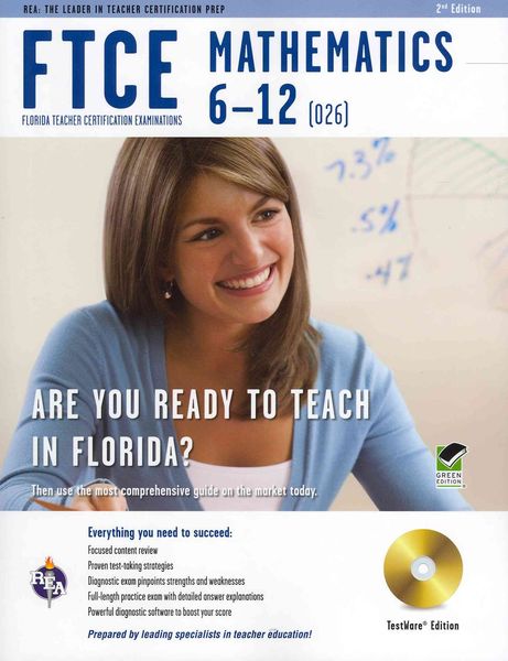 Produktbild: Ftce Mathematics 6-12 W/cd-Rom