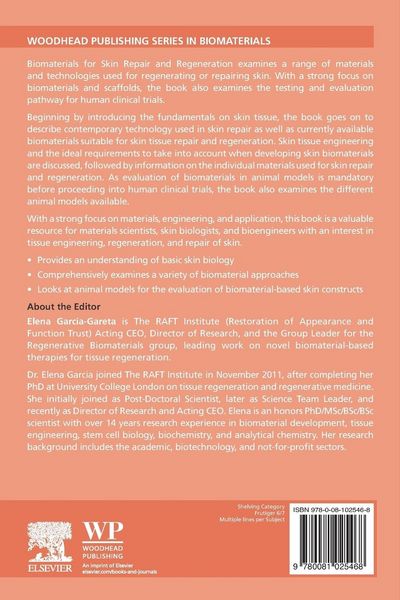 Produktbild: Biomaterials for Skin Repair and Regeneration