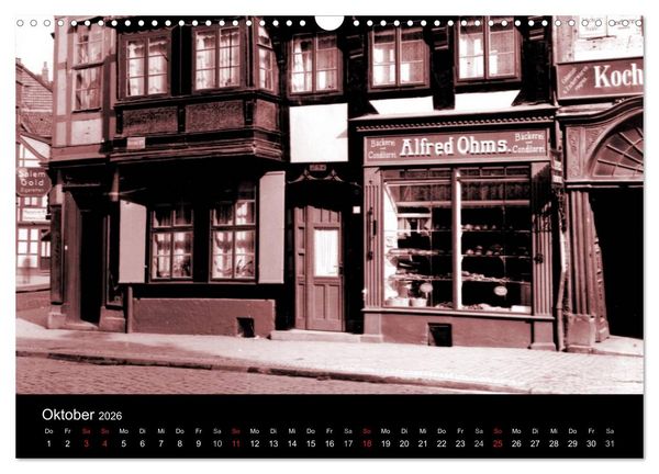 Produktbild: Hildesheimer Schaufenster um 1900 (Wandkalender 2026 DIN A3 quer), CALVENDO Monatskalender