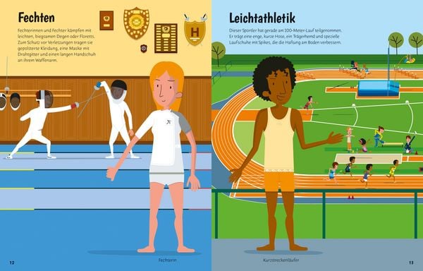Produktbild: Mein Anzieh-Stickerbuch: Sportarten aus aller Welt