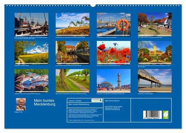 Produktbild: Mein buntes Mecklenburg (hochwertiger Premium Wandkalender 2026 DIN A2 quer), Kunstdruck in Hochglanz