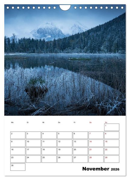 Produktbild: Traumhaftes Berchtesgadener Land (Wandkalender 2026 DIN A4 hoch), CALVENDO Monatskalender