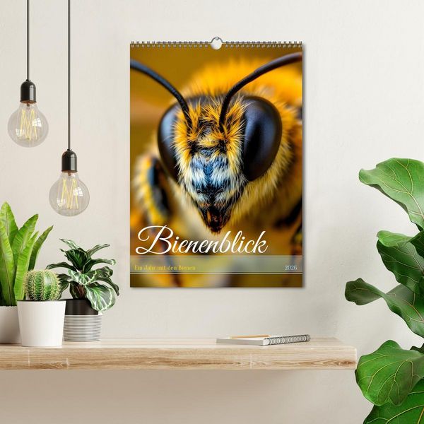 Produktbild: Bienenblick &ndash; Ein Jahr mit den Bienen (Wandkalender 2026 DIN A3 hoch), CALVENDO Monatskalender