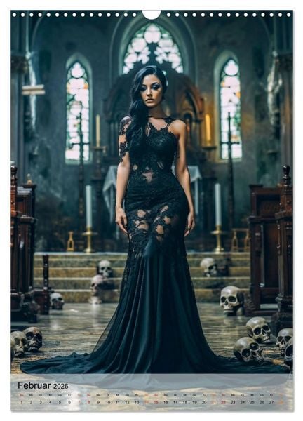 Produktbild: Gothic ist cool (Wandkalender 2026 DIN A3 hoch), CALVENDO Monatskalender