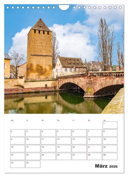 Produktbild: Stra&szlig;burg - Urlaubsplaner (Wandkalender 2026 DIN A4 hoch), CALVENDO Monatskalender