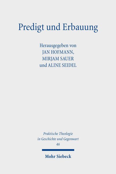 Produktbild: Predigt und Erbauung