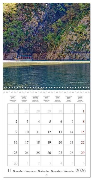 Produktbild: Albania - The Unknown beauty (Wall Calendar 2026 12 &times; 12 Inch) CALVENDO 12 Month Wall Calendar