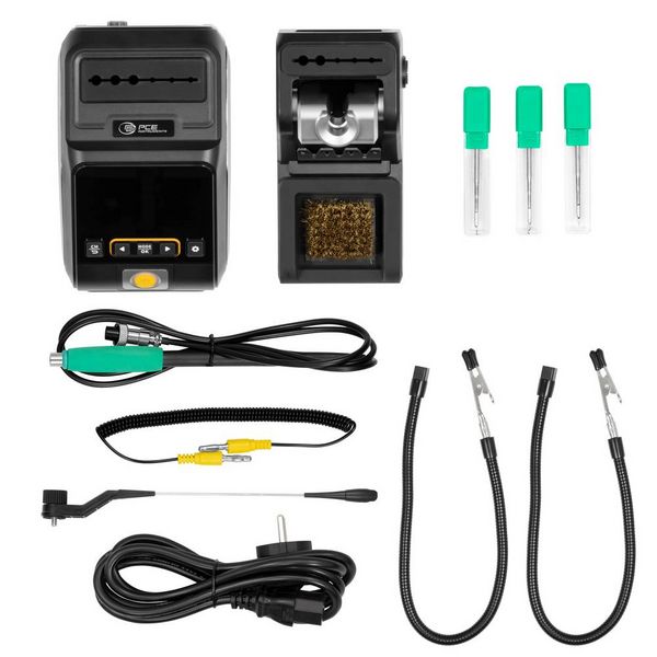 Produktbild: PCE Instruments PCE-SST 200 L&ouml;tstation Set digital 200W 100 - 450&deg;C inkl. L&ouml;tspitze