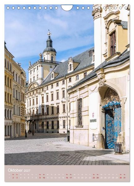 Produktbild: Zeitloses Breslau. Zwischen Br&uuml;cken, Inseln und bunten Fassaden (Wandkalender 2027 DIN A4 hoch), CALVENDO Monatskalender