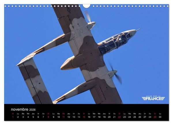 Produktbild: Ailes sur la France (Calendrier mural 2026 DIN A3 vertical), CALVENDO calendrier mensuel