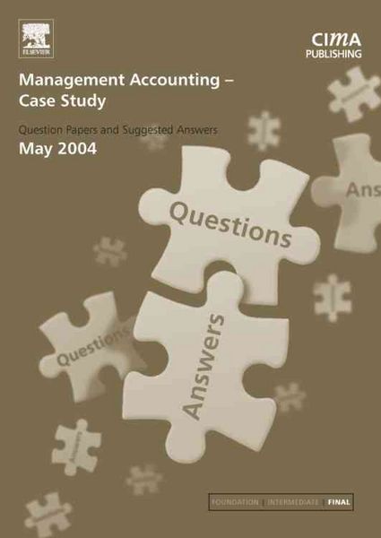 Produktbild: Mgmt Accounting- Case Study Ma