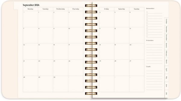 Produktbild: Life Planner Pastel flowers 26/27