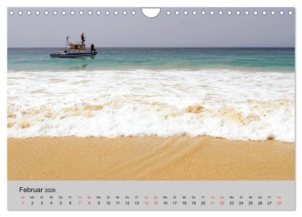 Produktbild: Boa Vista - Perle der Kapverden (Wandkalender 2026 DIN A4 quer), CALVENDO Monatskalender