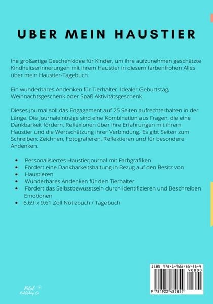 Produktbild: &Uuml;ber Meine Haustierschildkr&ouml;te