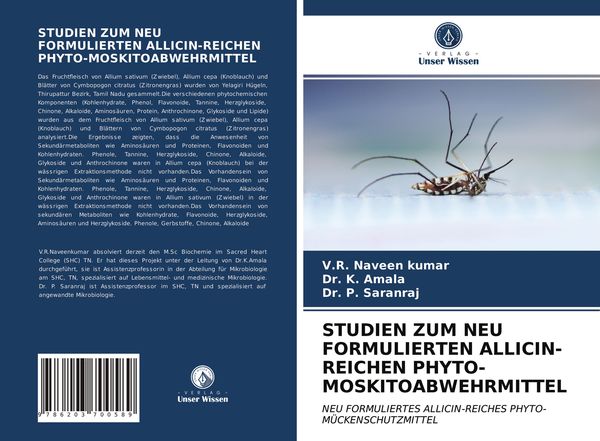 Produktbild: Studien Zum Neu Formulierten Allicin-Reichen Phyto-Moskitoabwehrmittel