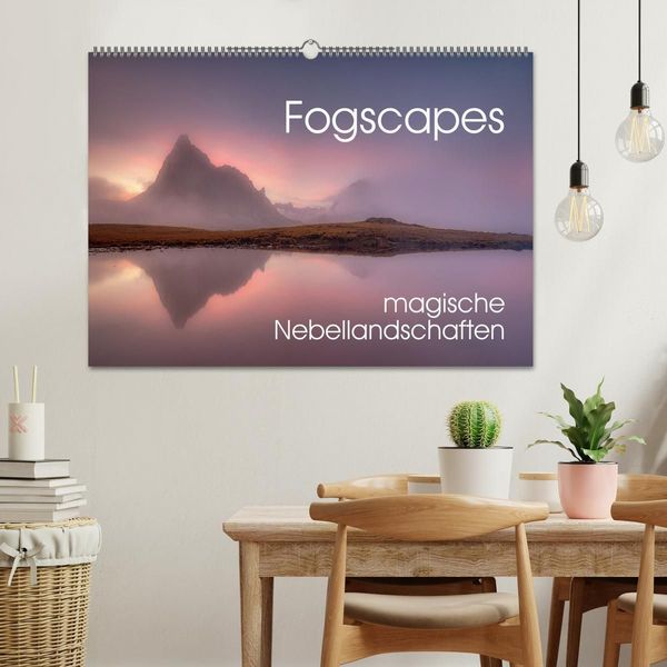 Produktbild: Fogscapes - magische Nebellandschaften (Wandkalender 2027 DIN A2 quer), CALVENDO Monatskalender