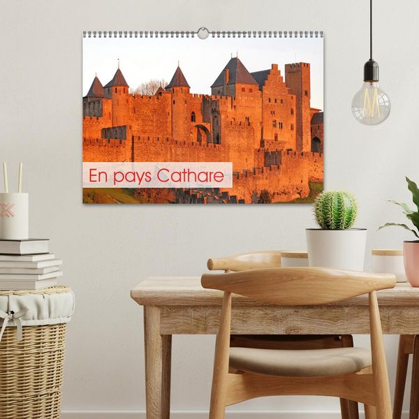 Produktbild: En pays Cathare (Calendrier mural 2026 DIN A3 vertical), CALVENDO calendrier mensuel