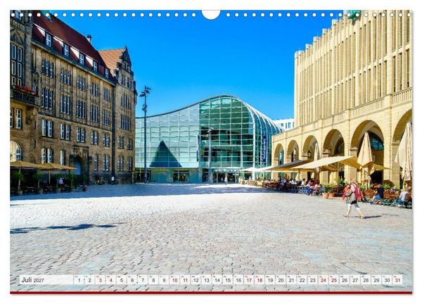 Produktbild: Ein Blick auf Chemnitz in Farbe (Wandkalender 2027 DIN A3 quer), CALVENDO Monatskalender