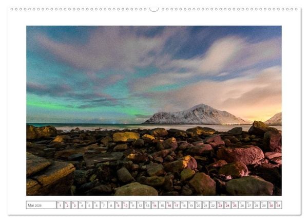 Produktbild: Geheimnisvolle Lofoten (Wandkalender 2026 DIN A2 quer), CALVENDO Monatskalender