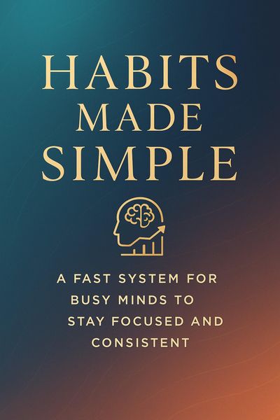 Produktbild: Habits Made Simple: A Fast System for Busy Minds to Stay Focused and Consistent