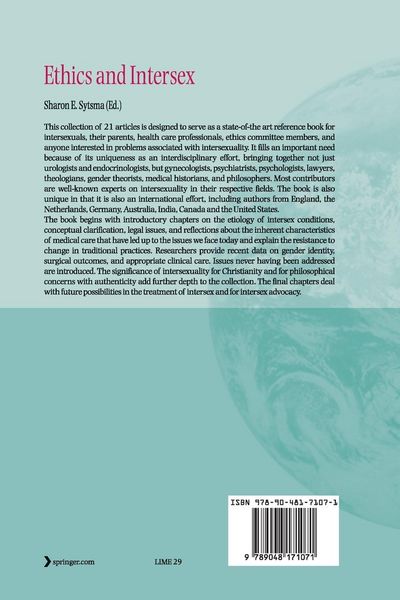 Produktbild: Ethics and Intersex