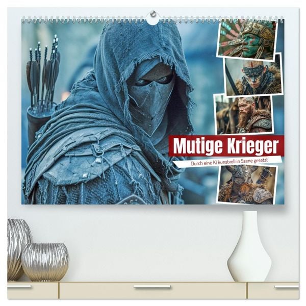 Produktbild: Mutige Krieger (hochwertiger Premium Wandkalender 2026 DIN A2 quer), Kunstdruck in Hochglanz