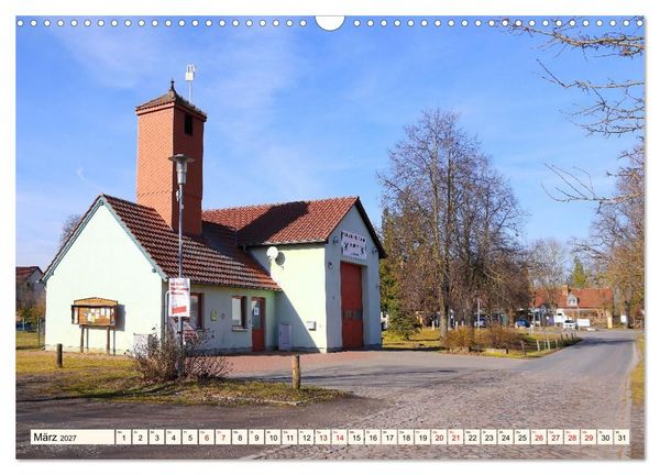 Produktbild: Brandenburg - Drei D&ouml;rfer im Naturpark Nuthe-Nieplitz - Fresdorf, St&uuml;cken, K&ouml;rzin (Wandkalender 2027 DIN A3 quer), CALVENDO Monatskalender