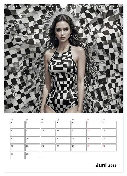 Produktbild: Schachspiel der Mode (Wandkalender 2026 DIN A3 hoch), CALVENDO Monatskalender