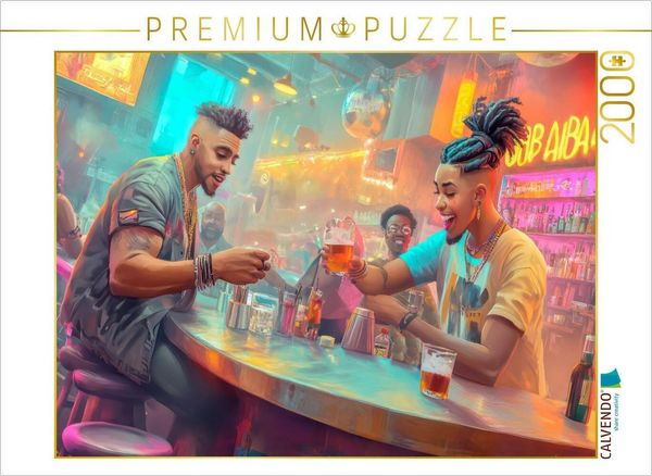 Produktbild: CALVENDO Puzzle Feiern und Musik h&ouml;ren | 2000 Teile Lege-Gr&ouml;&szlig;e 90x67cm Foto-Puzzle f&uuml;r gl&uuml;ckliche Stunden