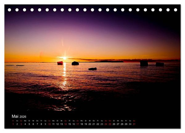 Produktbild: Sehnsucht nach Meer (Tischkalender 2026 DIN A5 quer), CALVENDO Monatskalender