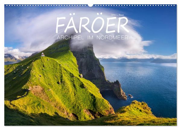 Produktbild: F&auml;r&ouml;er - Archipel im Nordmeer (Wandkalender 2026 DIN A2 quer), CALVENDO Monatskalender