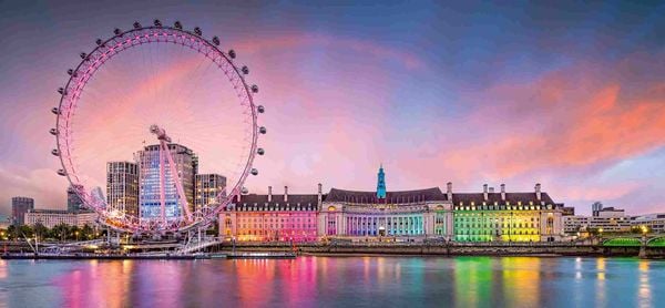 Produktbild: Erwachsenenpuzzle 2000 Teile Panorama - Kunterbuntes London