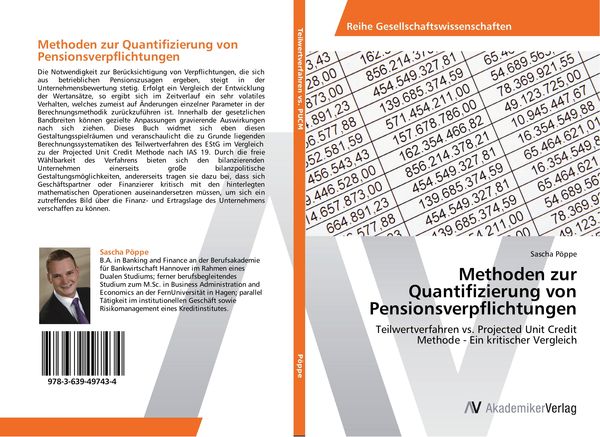 Produktbild: Methoden zur Quantifizierung von Pensionsverpflichtungen