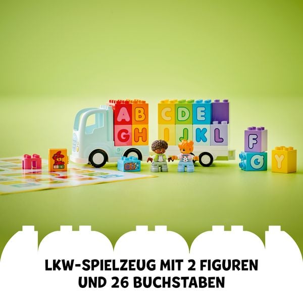 Produktbild: LEGO DUPLO Town ABC-Lastwagen, Lernspielzeug mit LKW Spielzeug 10421
