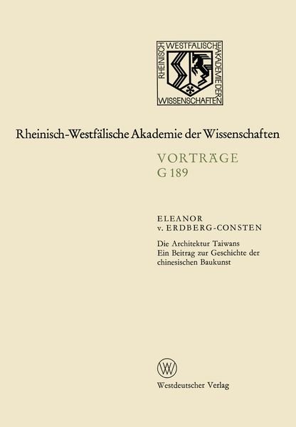 Produktbild: Die Architektur Taiwans