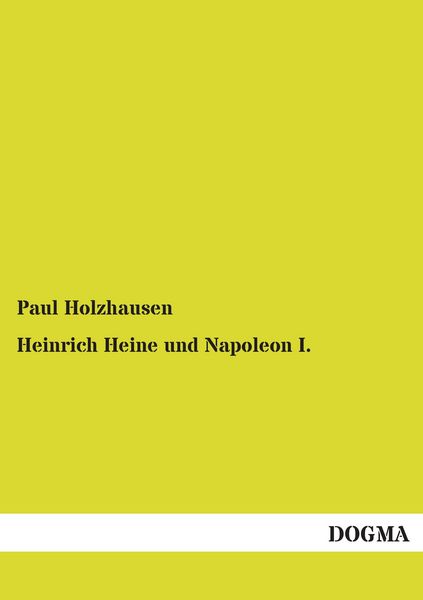 Produktbild: Heinrich Heine und Napoleon I.