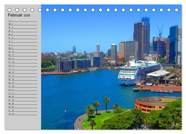Produktbild: Australien. Impressionen (Tischkalender 2026 DIN A5 quer), CALVENDO Monatskalender