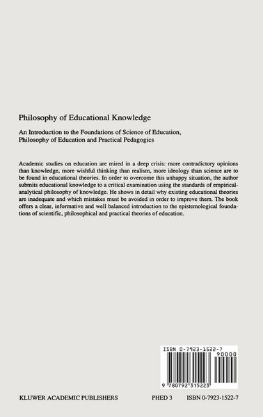 Produktbild: Philosophy of Educational Knowledge